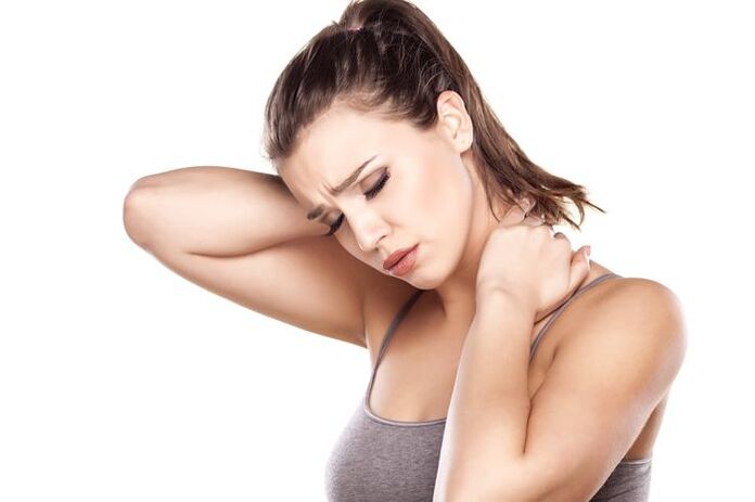 Dor e rigidez no pescoço - sintomas de osteocondrose cervical